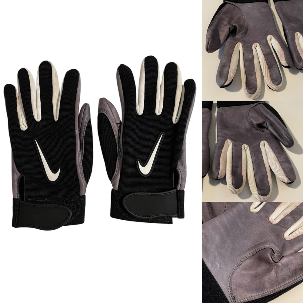 Nike NFL On-Field Sheepskin Leather Wide Receiver Men's XL Football Gloves